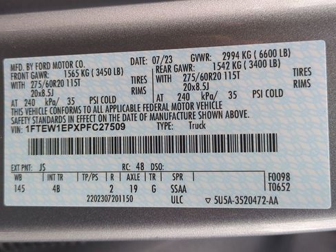 Certified 2023 Ford F150 XLT w/ Equipment Group 302A High image 25