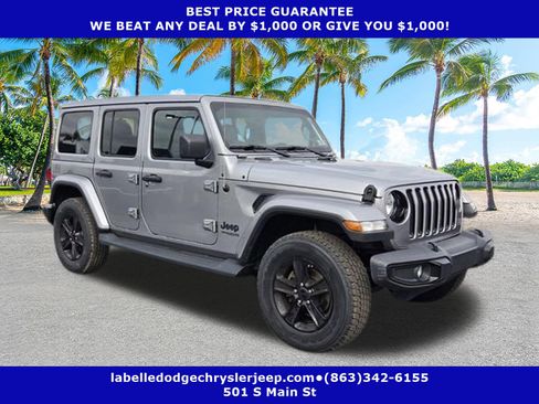 Used 2020 Jeep Wrangler Unlimited Sahara AWD/4WD image 1