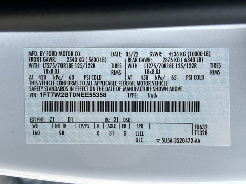 Used 2022 Ford F250 Lariat w/ Lariat Value Package image 30