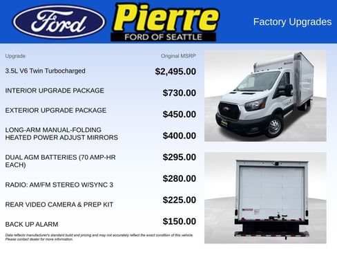 New 2024 Ford Transit 350 DRW w/ Interior Upgrade Package image 13