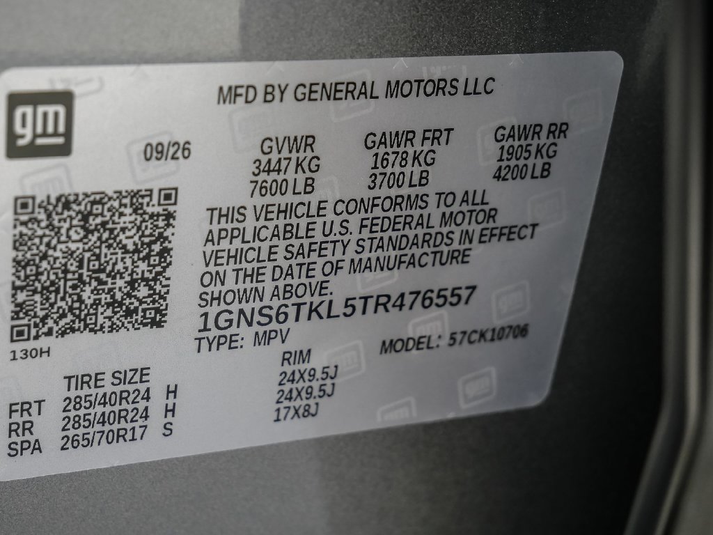 New 2026 Chevrolet Tahoe High Country AWD/4WD image 47