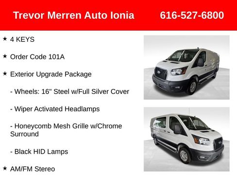 Used 2025 Ford Transit 250 Low Roof w/ Exterior Upgrade Package RWD image 14