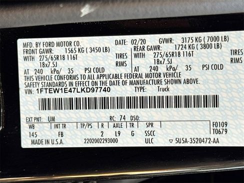 Used 2020 Ford F150 XLT w/ Equipment Group 301A Mid image 27