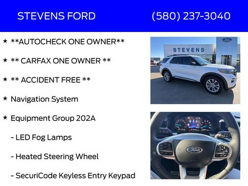 Used 2023 Ford Explorer XLT w/ Equipment Group 202A image 6