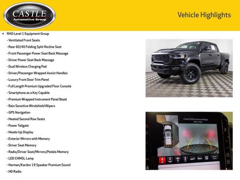 Used 2026 RAM 1500 RHO w/ RHO Level 1 Equipment Group AWD/4WD image 8