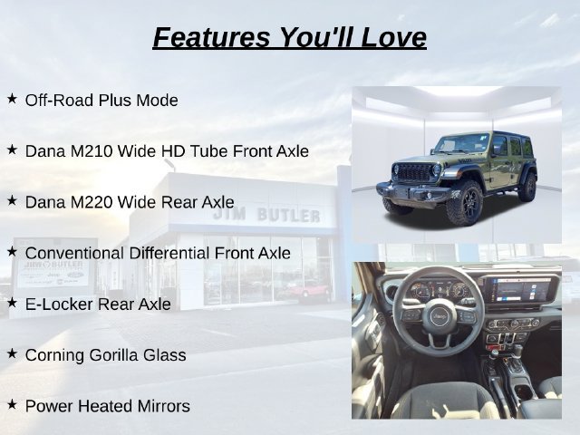Used 2025 Jeep Wrangler Unlimited Sport AWD/4WD image 35