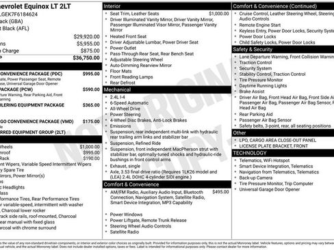 Used 2015 Chevrolet Equinox LT w/ Power Convenience Package image 7