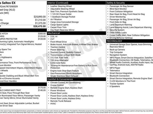 Used 2024 Kia Seltos EX FWD image 2