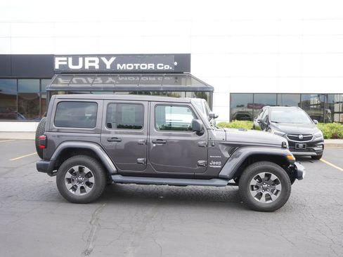 Used 2020 Jeep Wrangler Unlimited Sahara w/ Uconnect 4C Nav & Sound Group AWD/4WD image 1