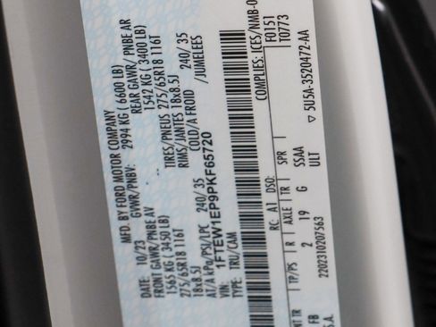 Used 2023 Ford F150 XLT w/ Equipment Group 302A High image 33