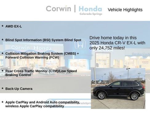 Used 2025 Honda CR-V EX-L image 6