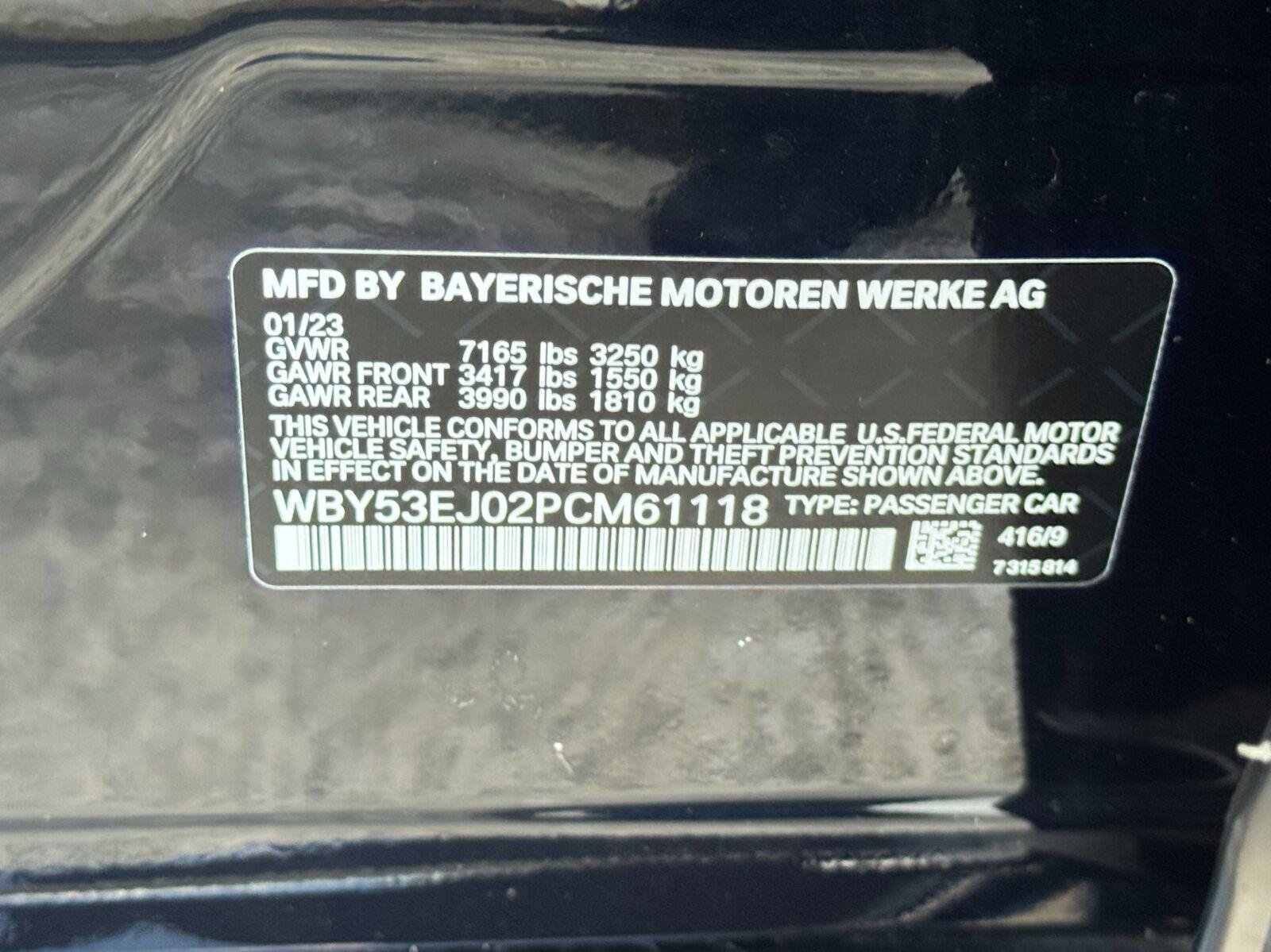 Used 2023 BMW i7 xDrive60 AWD/4WD image 64