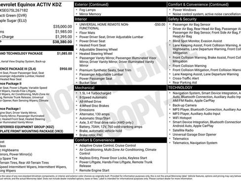 Used 2025 Chevrolet Equinox ACTIV w/ Safety and Technology Package AWD/4WD image 17