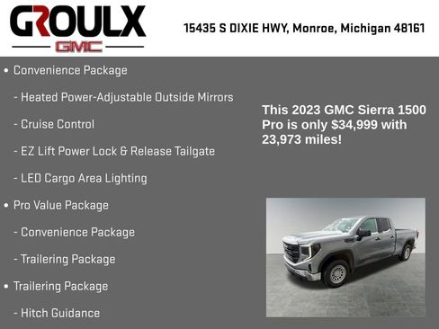 Used 2023 GMC Sierra 1500 Pro w/ Pro Value Package image 22