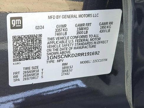 Used 2024 Chevrolet Tahoe LT RWD image 26