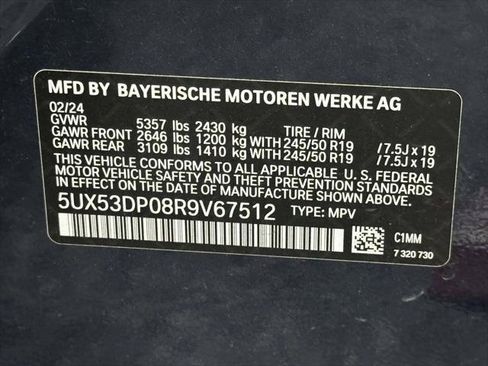 Used 2024 BMW X3 xDrive30i w/ Convenience Package AWD/4WD image 31