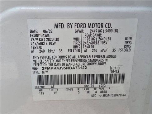 Used 2022 Ford Edge SEL AWD/4WD image 19