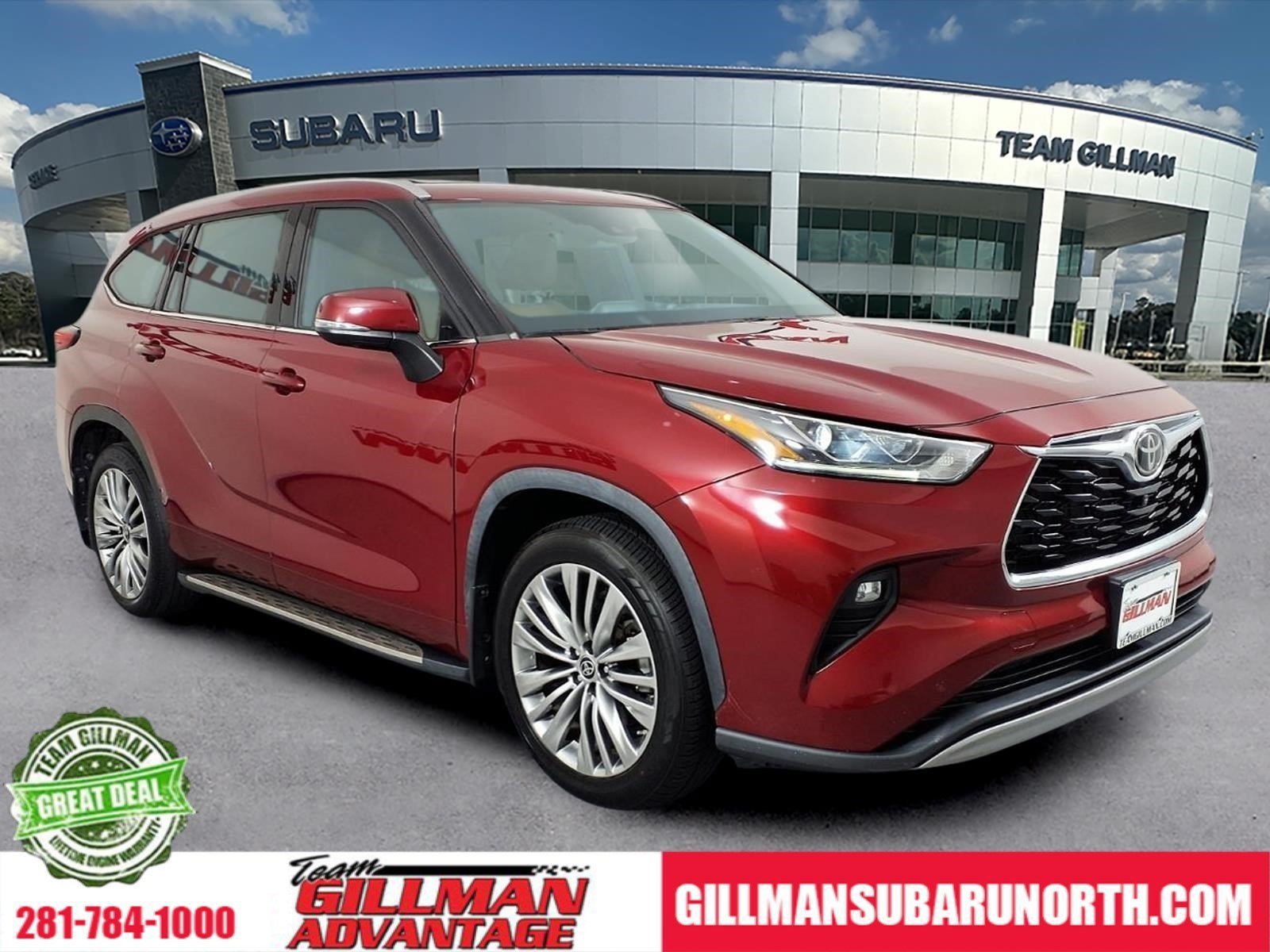 Used 2022 Toyota Highlander Platinum AWD/4WD image 1
