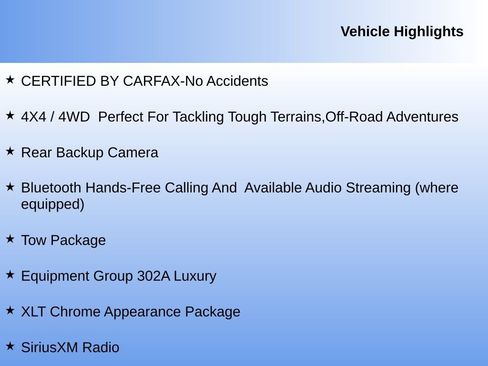 Used 2020 Ford F150 XLT w/ Equipment Group 302A Luxury AWD/4WD image 2