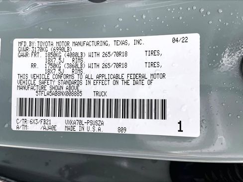 Used 2022 Toyota Tundra SR5 w/ TRD Off-Road Package image 34