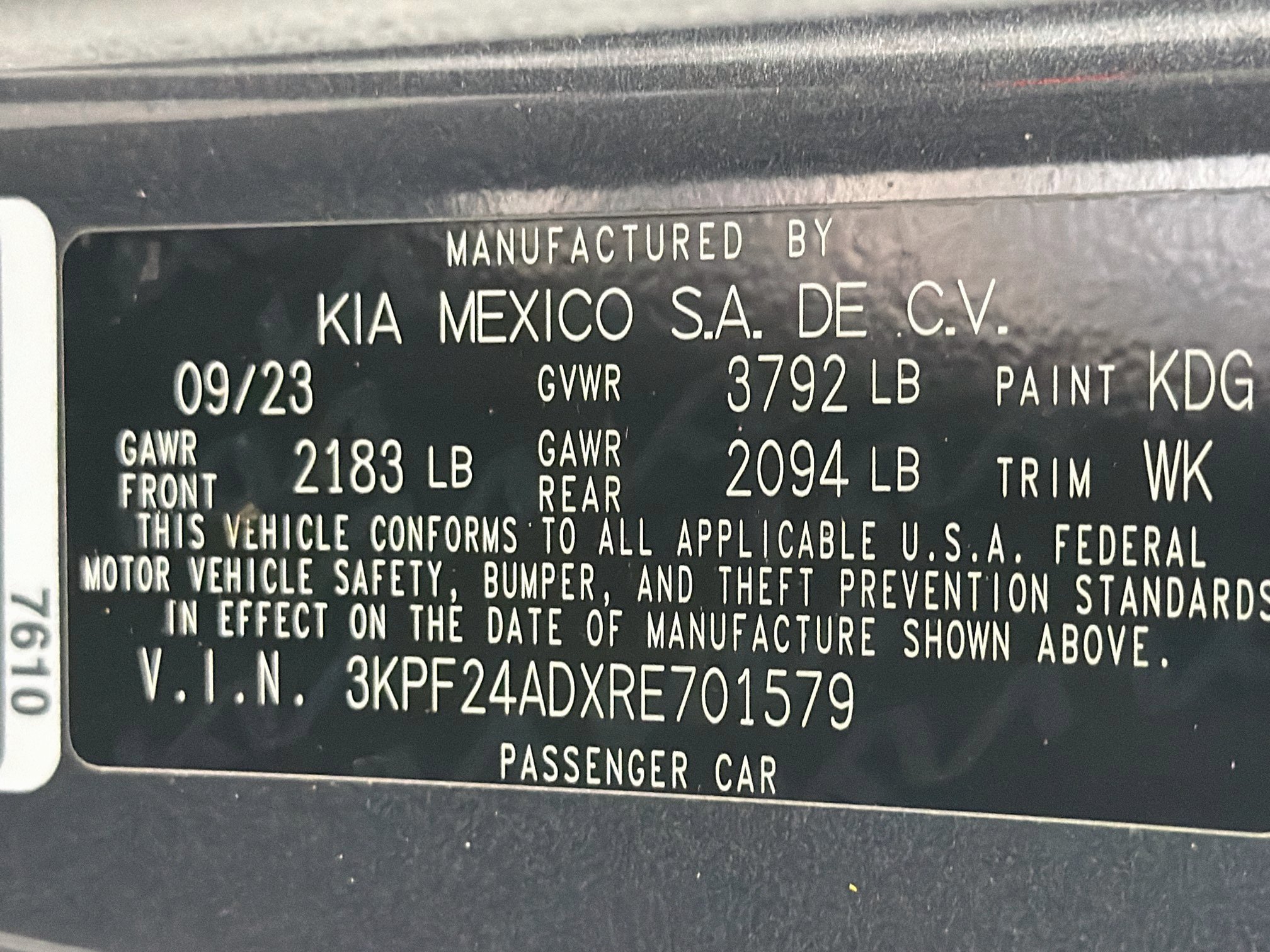 Used 2024 Kia Forte LXS w/ LXS Technology Package FWD image 12