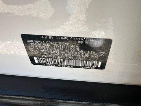 Used 2023 Subaru WRX GT w/ Popular Package #2A AWD/4WD image 48