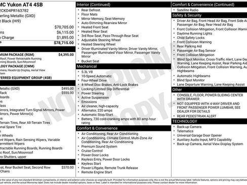Certified 2023 GMC Yukon AT4 w/ AT4 Premium Package AWD/4WD image 17