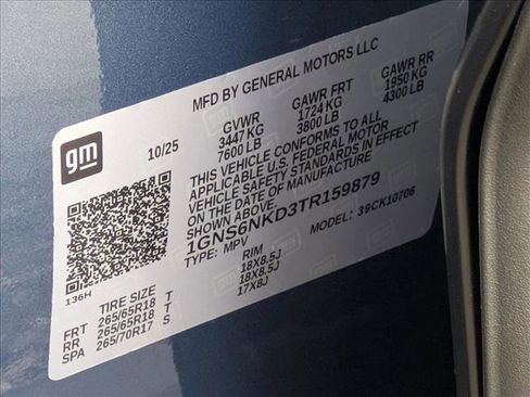 New 2026 Chevrolet Tahoe LT image 16