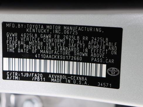 Certified 2025 Toyota Camry LE image 41
