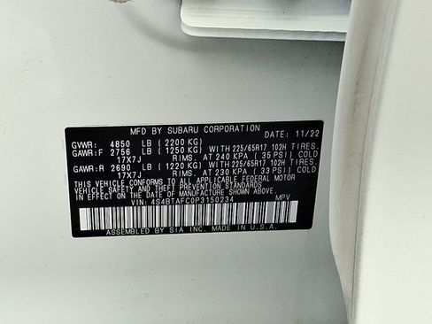 Certified 2023 Subaru Outback Premium image 29