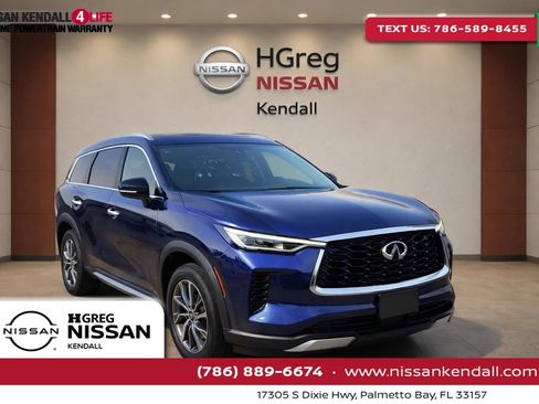 Used 2023 INFINITI QX60 Luxe w/ Cargo Package FWD image 1