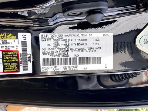 New 2026 Toyota Tundra Platinum AWD/4WD image 17