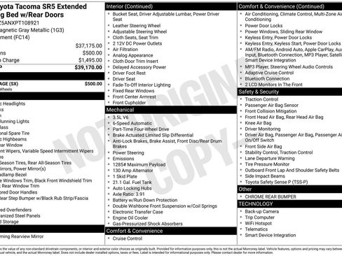 Used 2023 Toyota Tacoma SR5 w/ SX Package image 6