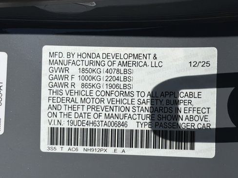 Certified 2026 Acura Integra A-Spec FWD image 34