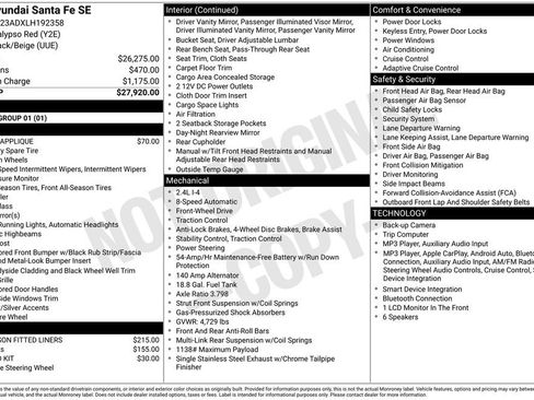 Used 2020 Hyundai Santa Fe SE FWD image 36