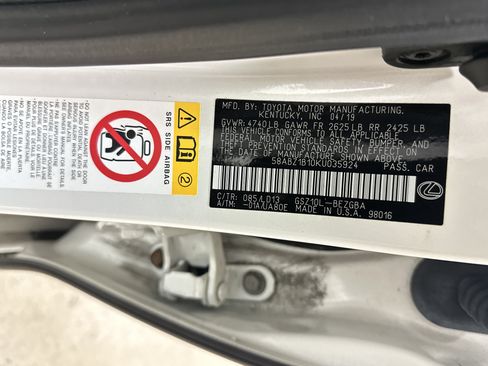 Used 2019 Lexus ES 350 w/ Premium Package FWD image 35