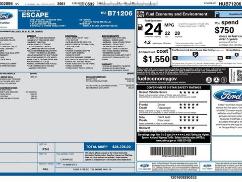 Used 2017 Ford Escape Titanium w/ Equipment Group 301A image 29