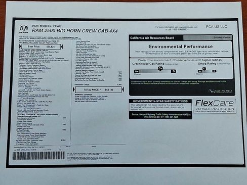 New 2026 RAM 2500 Big Horn image 18