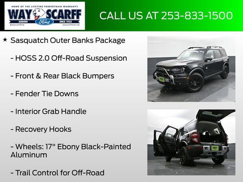 New 2025 Ford Bronco Sport Outer Banks w/ Sasquatch Outer Banks Package image 12