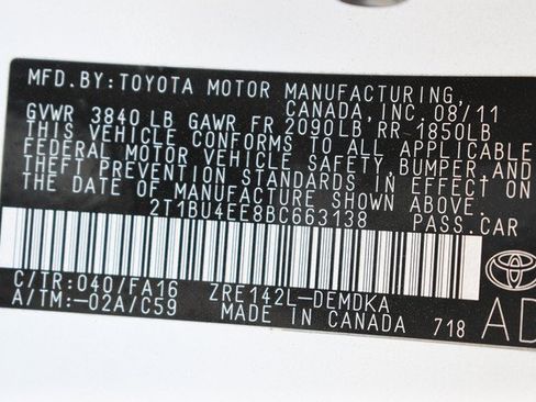 Used 2011 Toyota Corolla FWD image 33