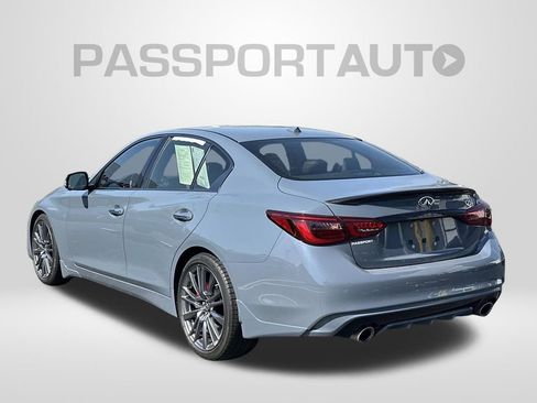 Used 2023 INFINITI Q50 Red Sport 400 w/ Carbon Fiber Package RWD image 2