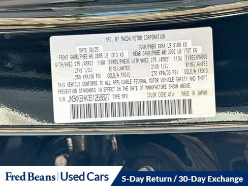 Used 2025 MAZDA CX-90 Plug-In Hybrid w/ Premium Plus AWD/4WD image 42
