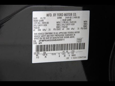 Certified 2022 Ford Edge Titanium w/ Equipment Group 301A AWD/4WD image 25