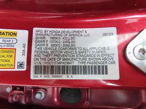 Certified 2023 Honda Accord EX image 25