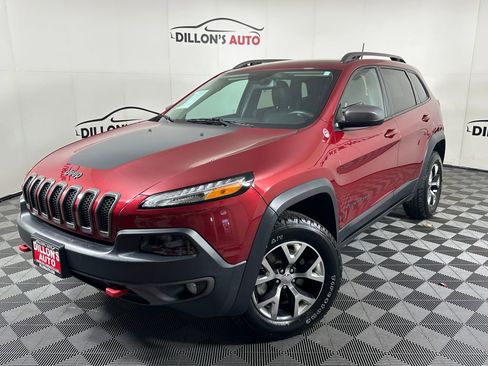 Used 2016 Jeep Cherokee Trailhawk w/ Leather Interior Group AWD/4WD image 1