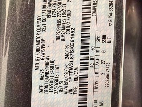 Used 2025 Ford F150 XLT w/ Equipment Group 301A Standard AWD/4WD image 50