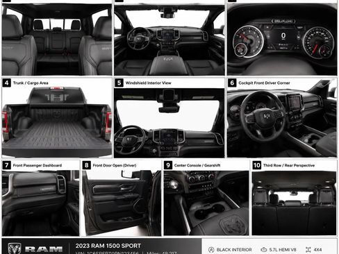Used 2021 RAM 1500 Sport w/ Leather & Sound Group AWD/4WD image 17