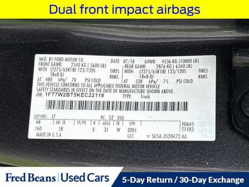 Certified 2019 Ford F250 Lariat w/ Lariat Ultimate Package AWD/4WD image 38