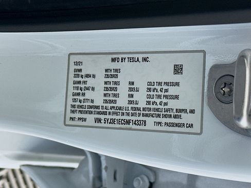 Used 2022 Tesla Model 3 Performance AWD/4WD image 12