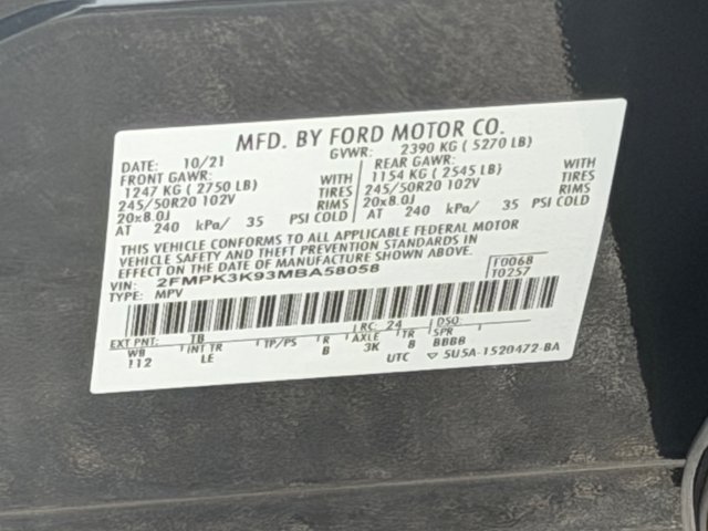 Certified 2021 Ford Edge Titanium FWD image 39